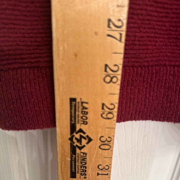 Free People Ottoman Slouchy Tunic Heavy Knit Oversized Relaxed Fit Burgundy Sz M - Picture 9 of 13